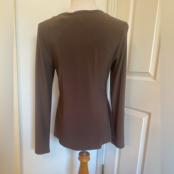 SOLD   Joseph Ribkoff Mocha Ruched Front - Picture 6 of 10